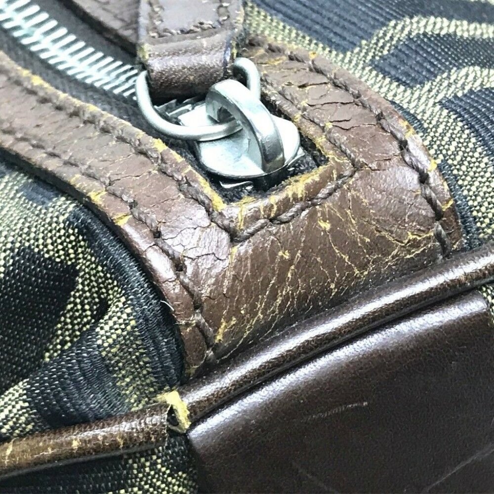 Authentic Fendi Zucca Ff Pattern Mini Duffle Bag … - image 8